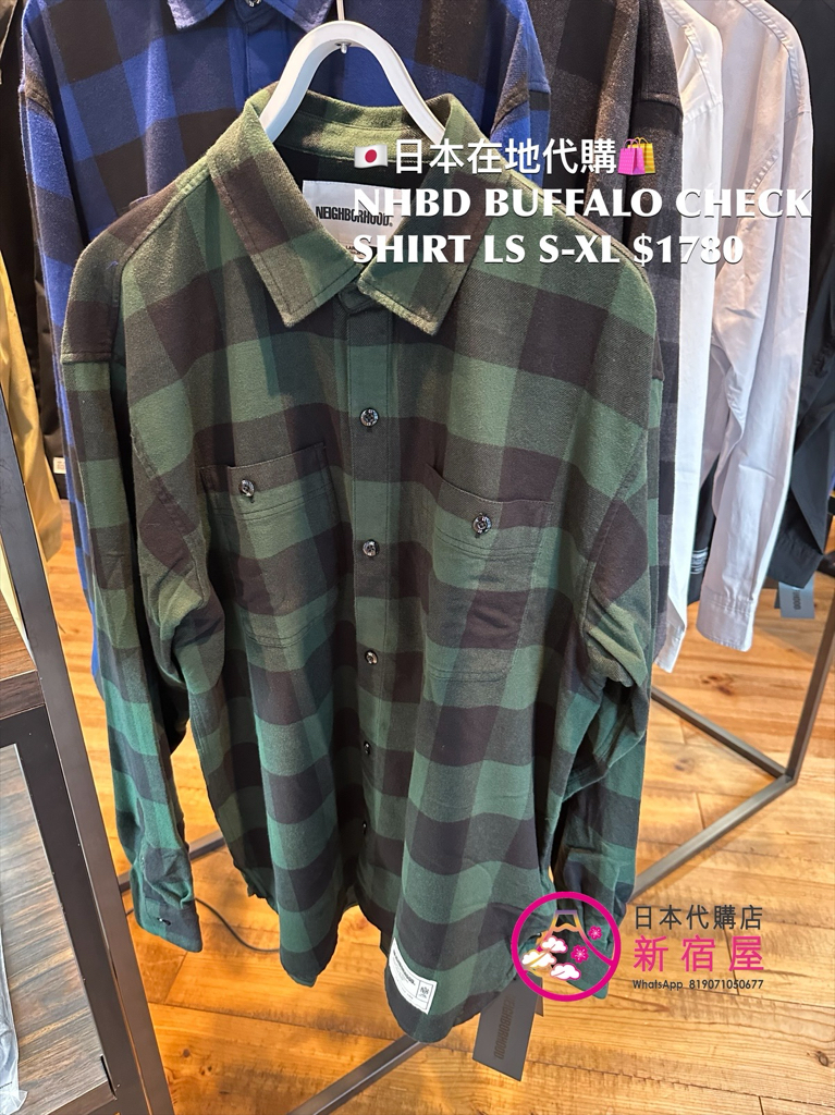 NEIGHBORHOOD BUFFALO CHECK SHIRT LS