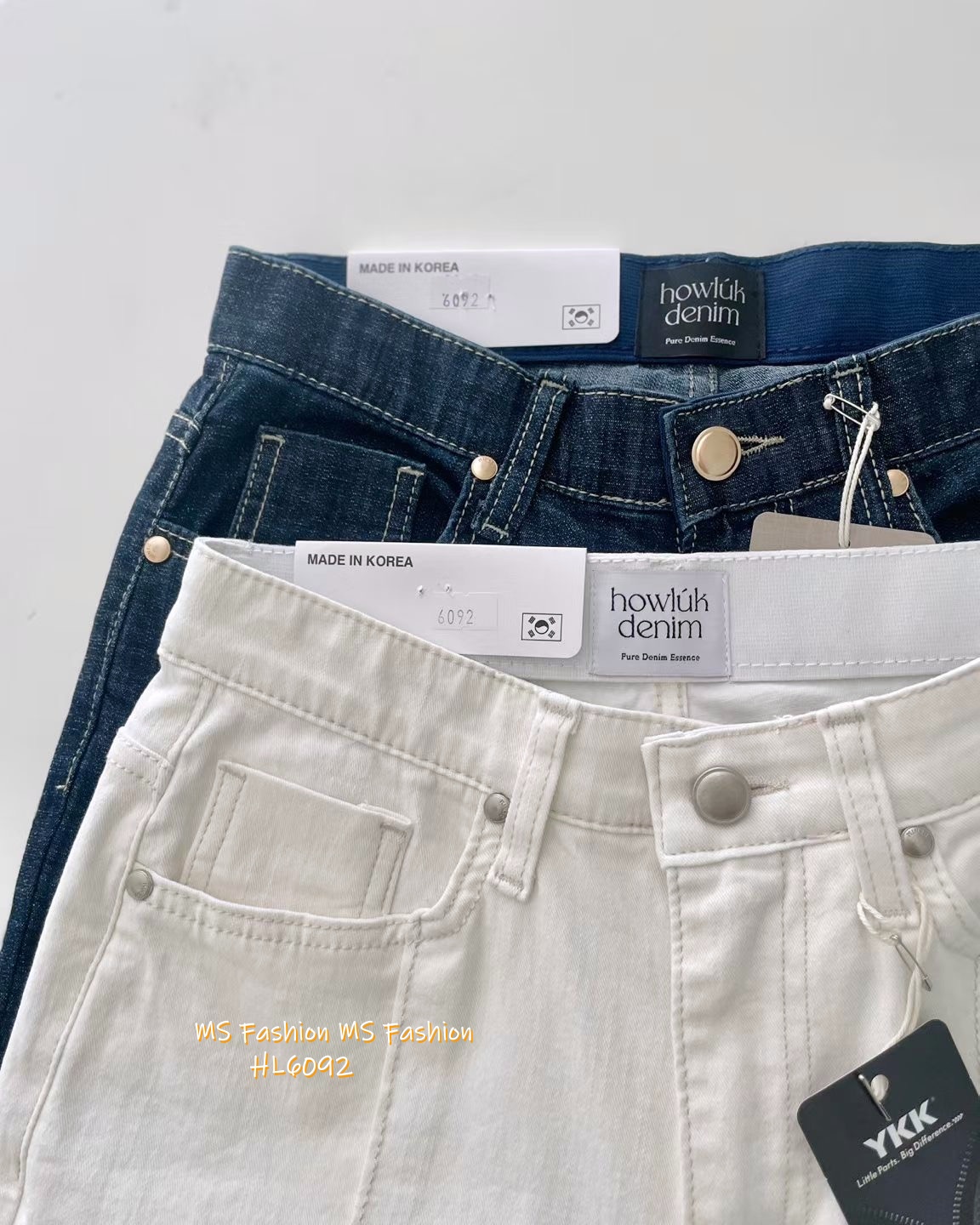 HL6092 韓國🌼Howluk立體摺線喇叭褲