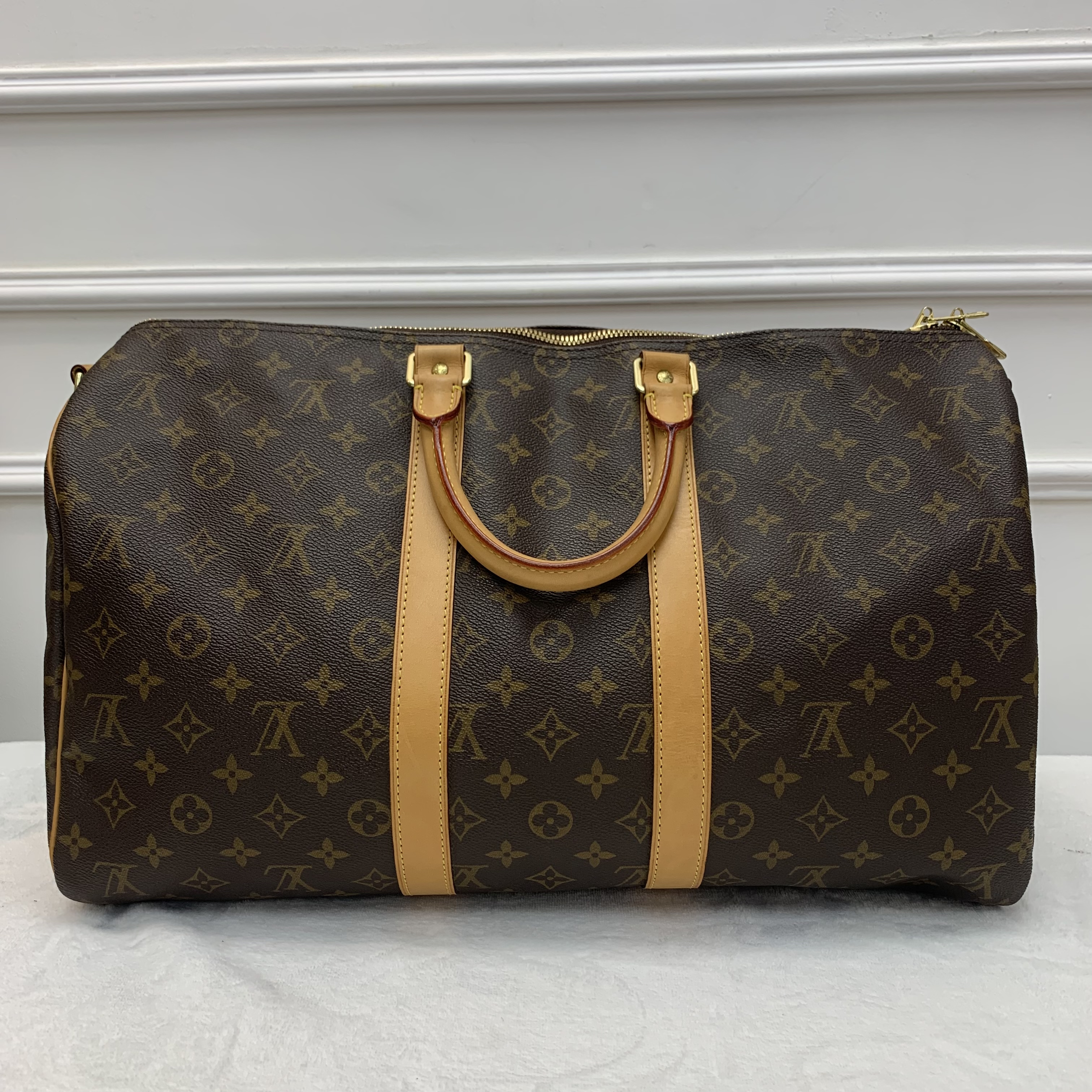 Louis Vuitton Monogram Keepall Bandoulière 旅行袋