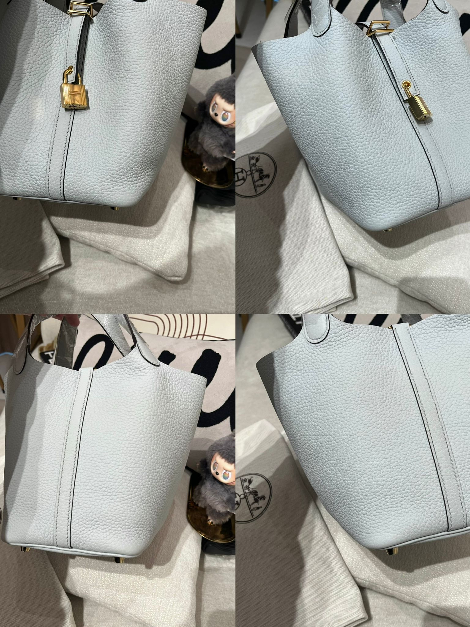 Hermes Picotin 18,STAMP B 聖杯藍， 100%Authentic ,98%new ✅收據副本✅Key lock ✅dust bag ✅box