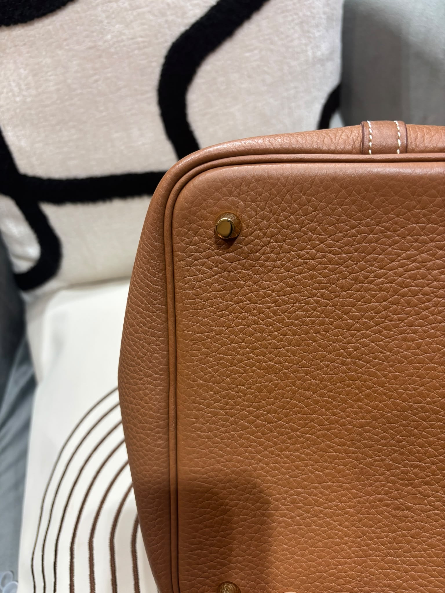 Hermes picotin 22,STAMP W Gold/Gold 100%Authentic, 98%New unused  ✅收據副本✅key lock ✅Dust bag✅box