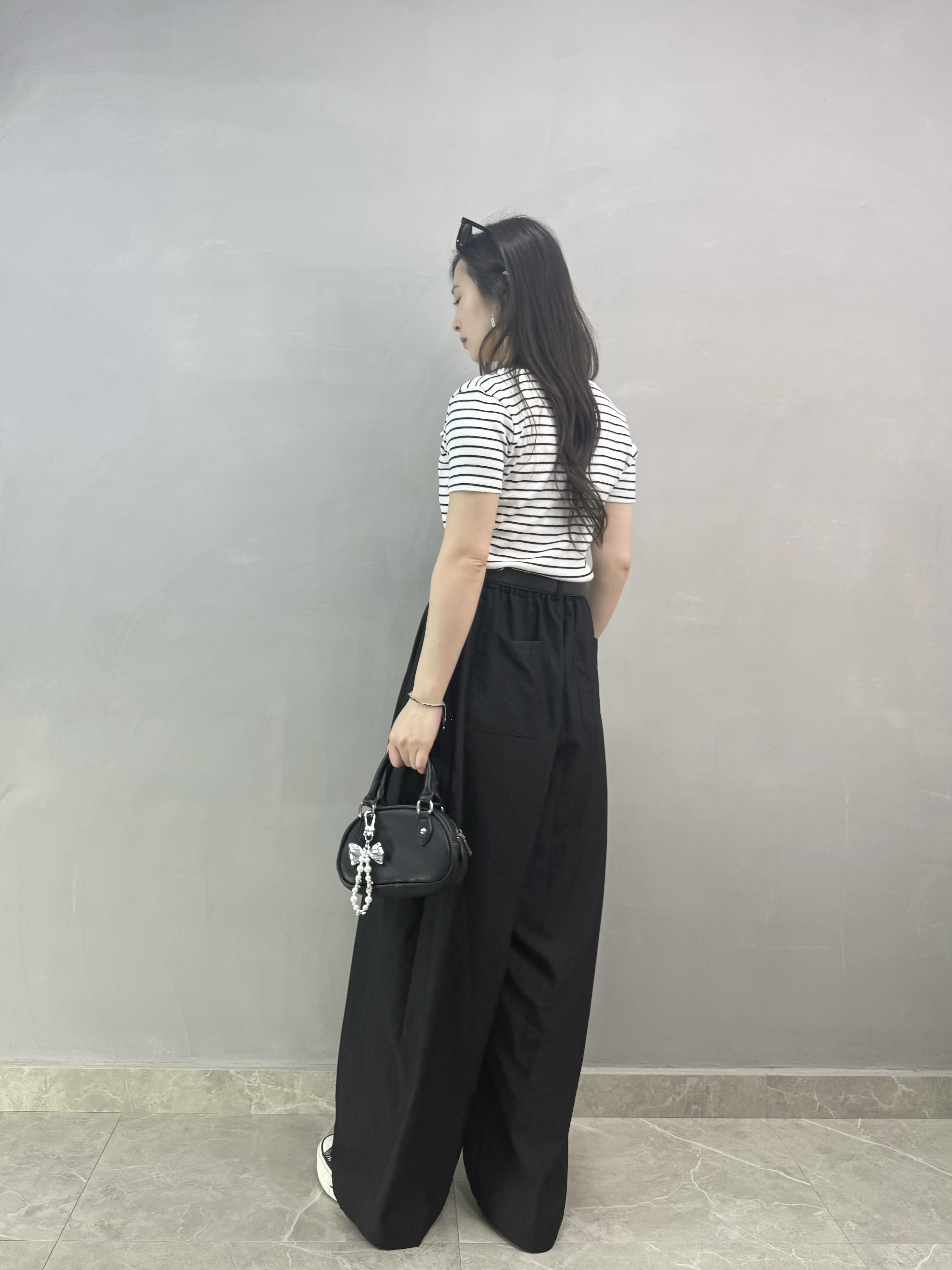 W77 橫間吊帶bra top+外套Set