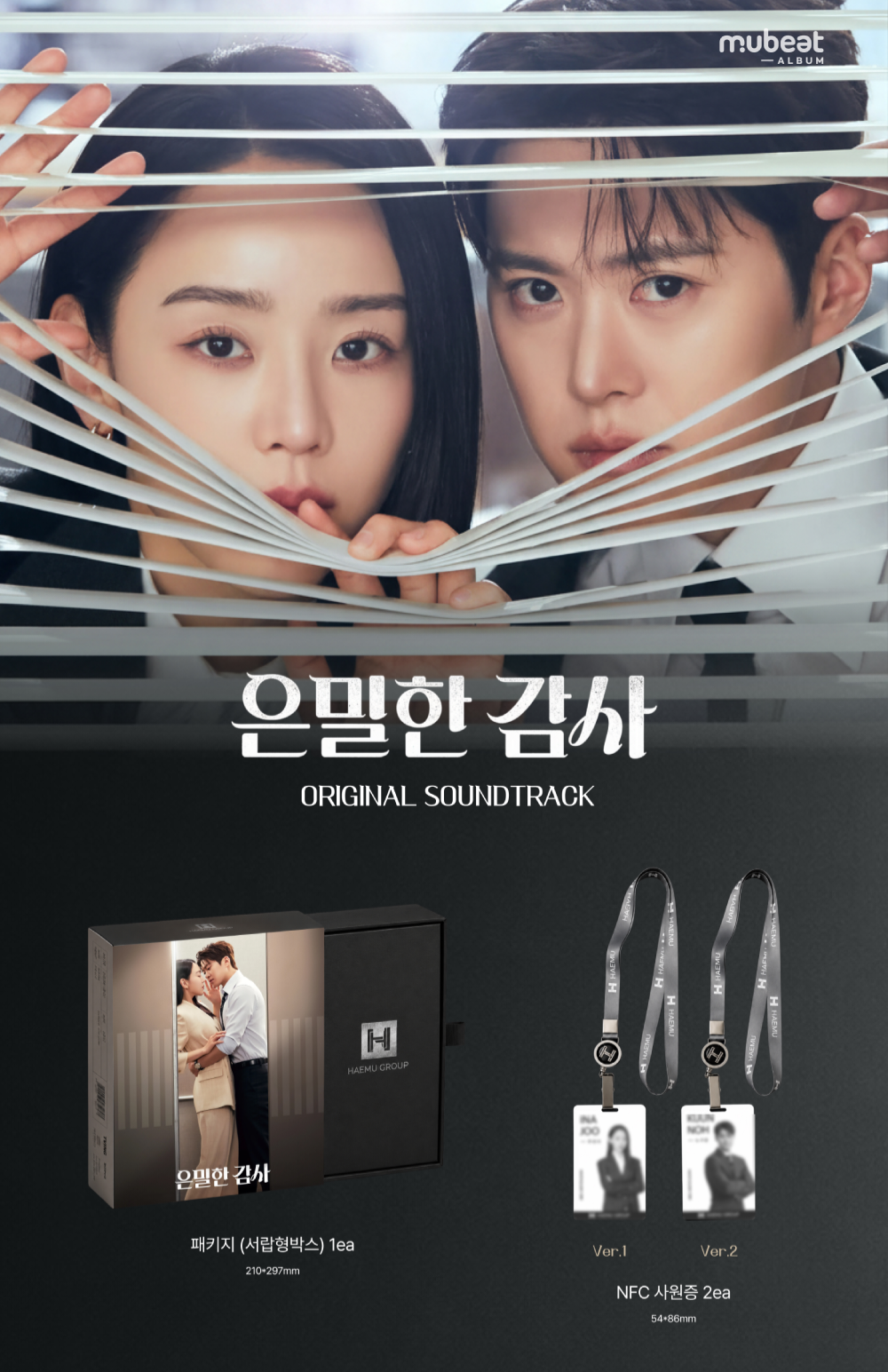 은밀한 감사 秘戀稽核中 OST 電視劇原聲碟