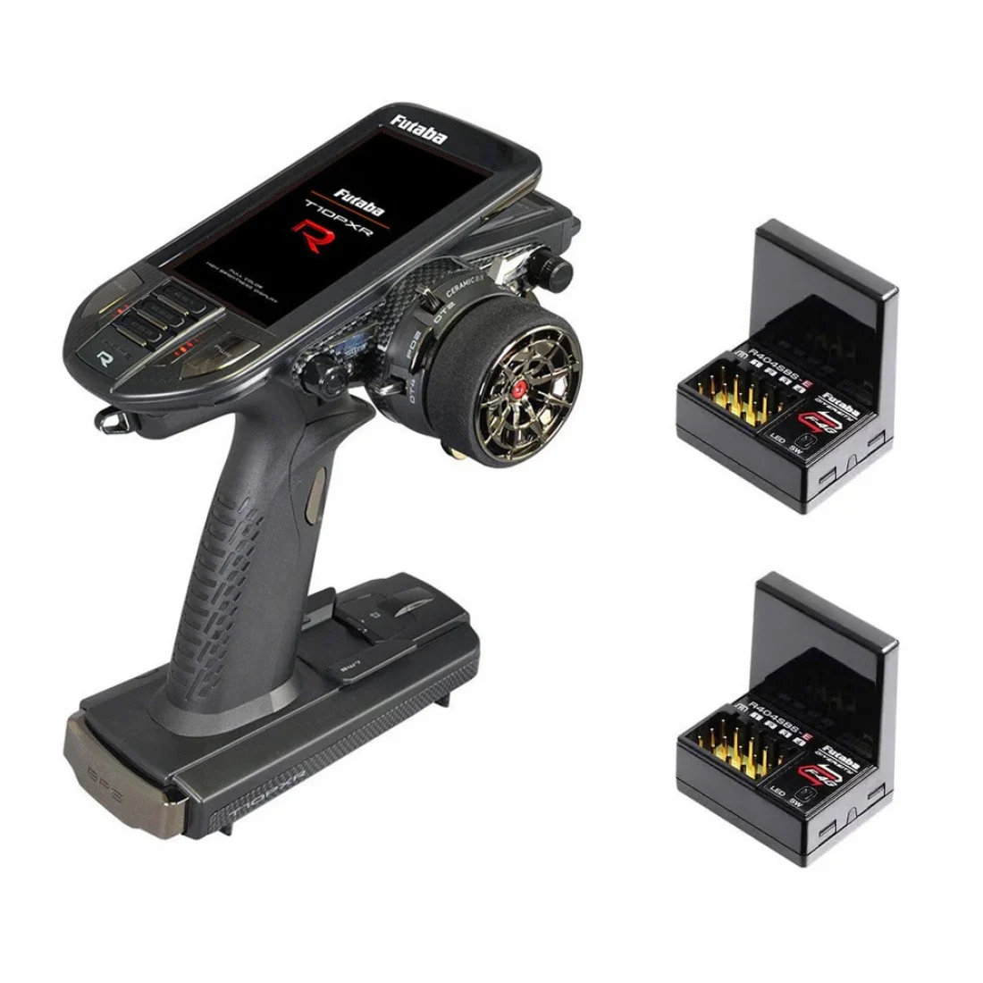Futaba 10PXR 10-Channel 2.4GHz Digital Proportional T-FHSS Radio System w/ R404SBS-E Receiver x2
