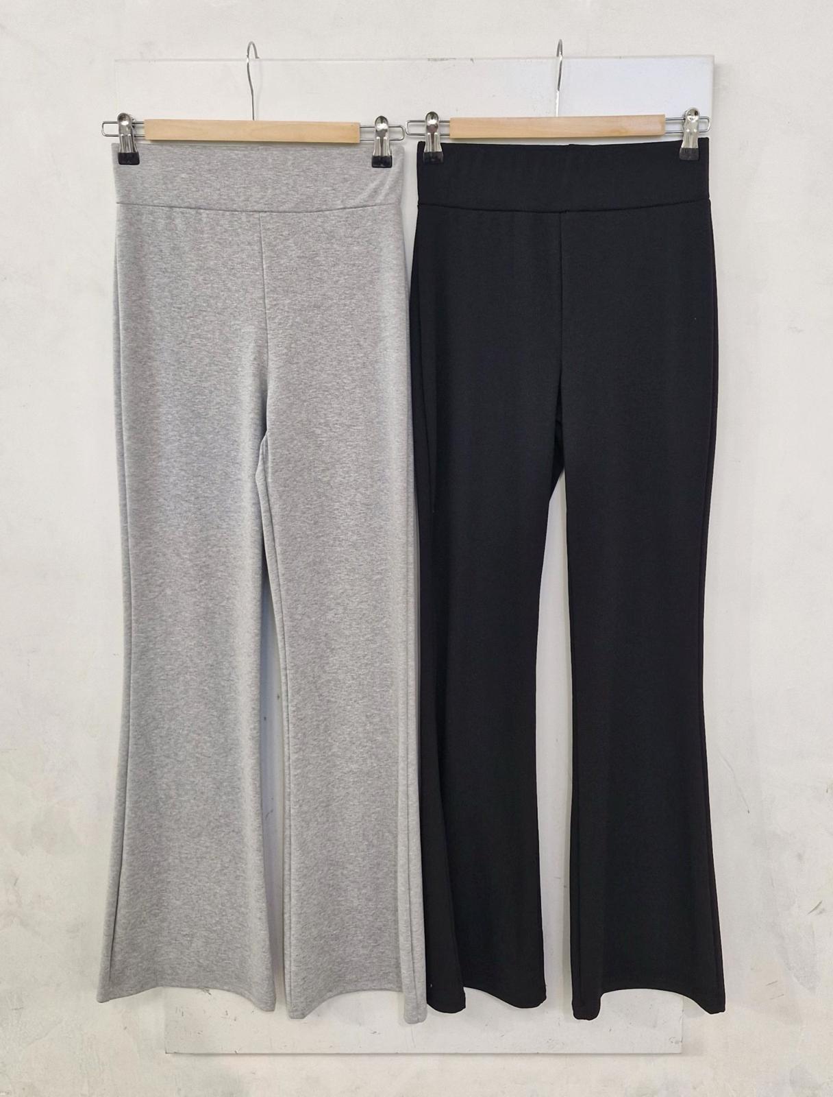 F23 高腰棉質喇叭褲