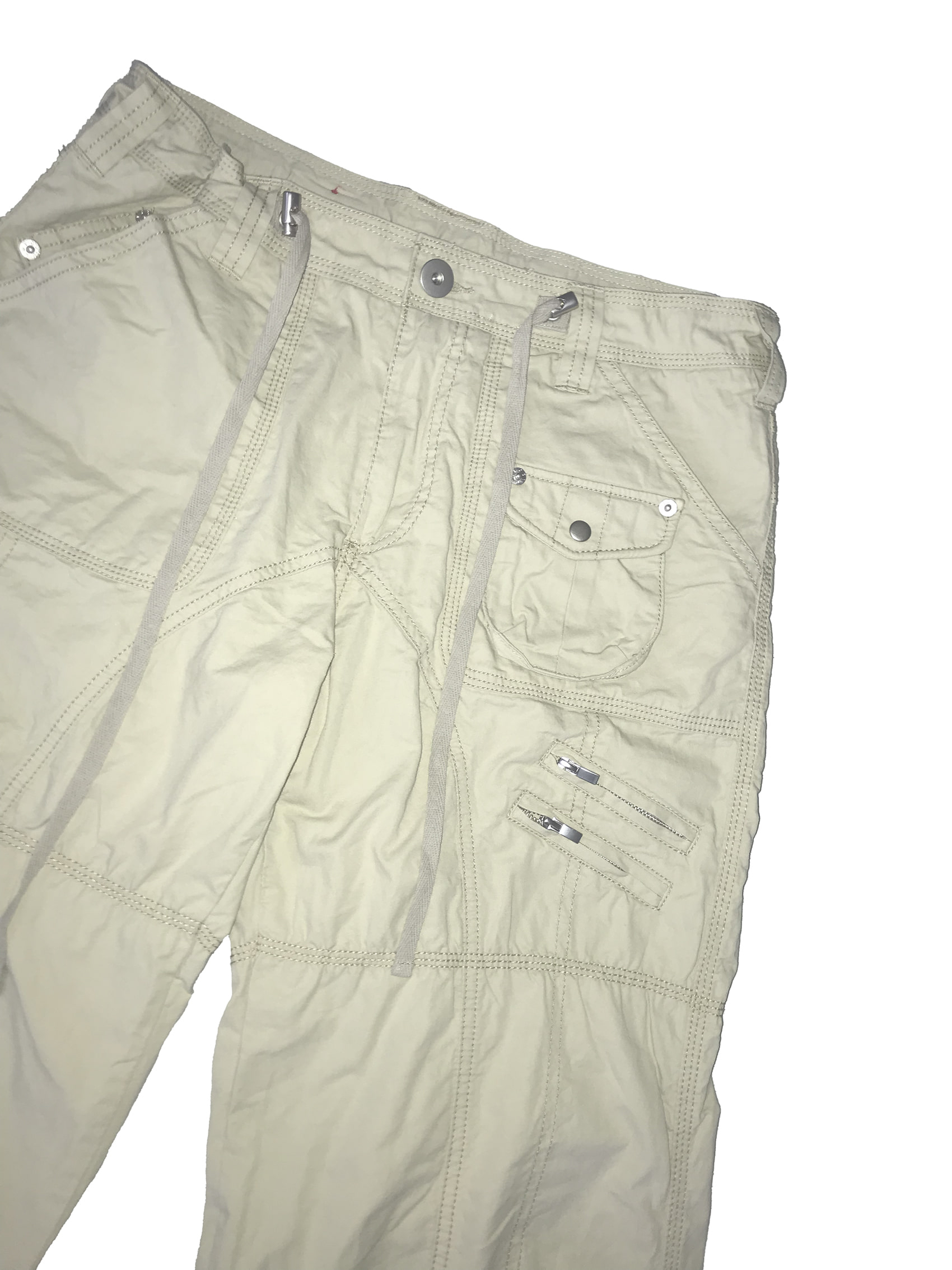 Retro Low-Rise Loose Cargo Pants