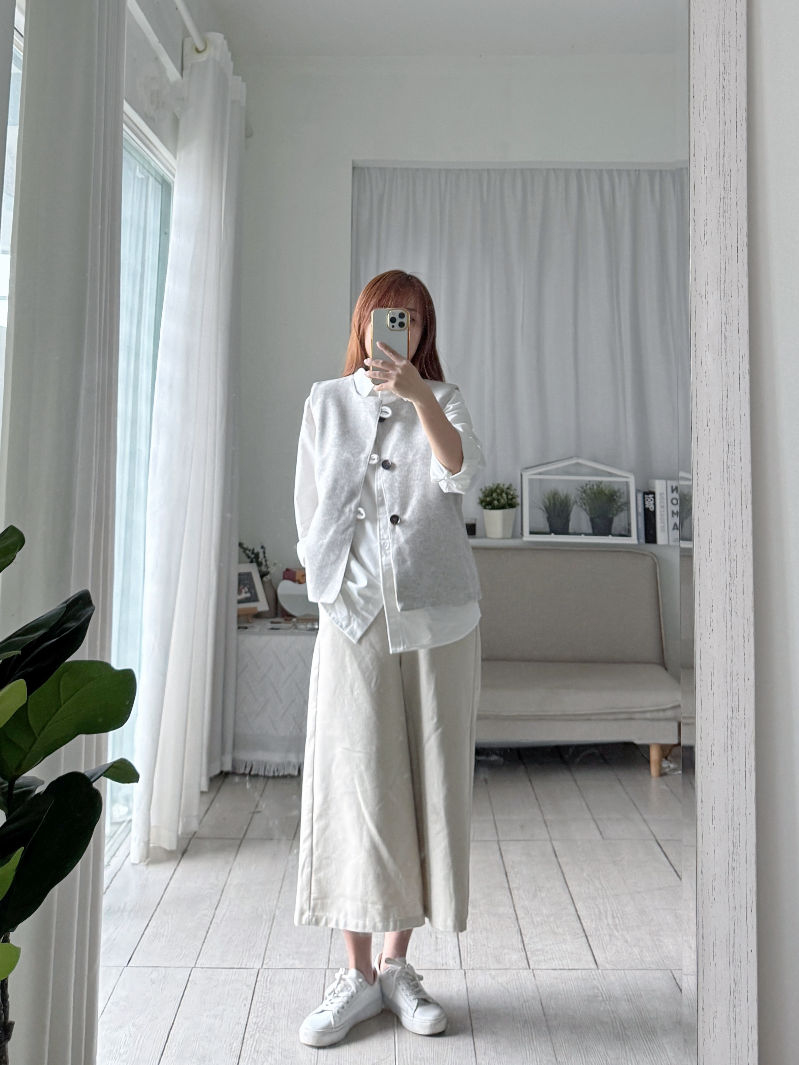 毛呢简约气质马甲外套