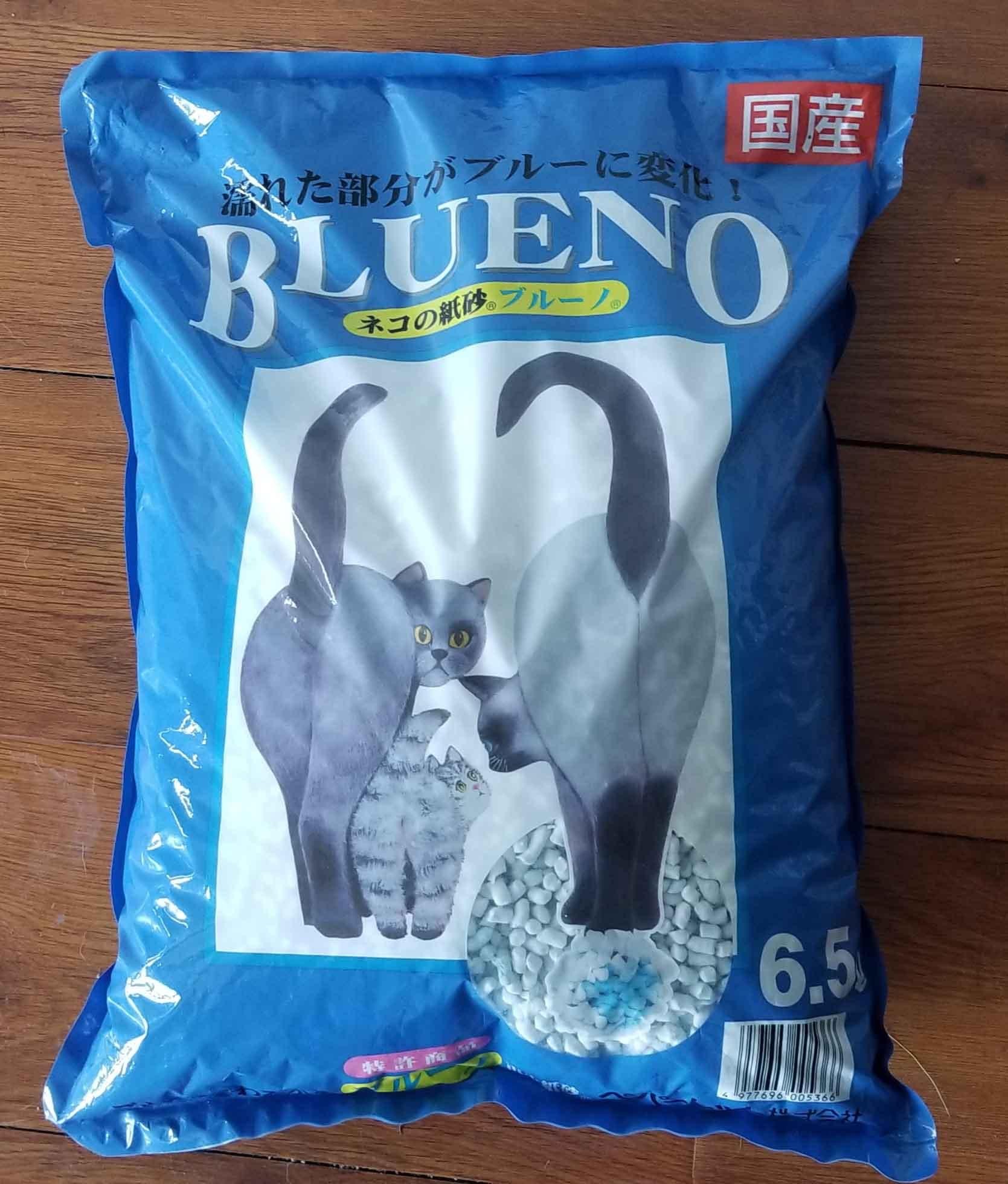 （原箱6包）BLUENO 日本 變藍色紙砂 6.5L