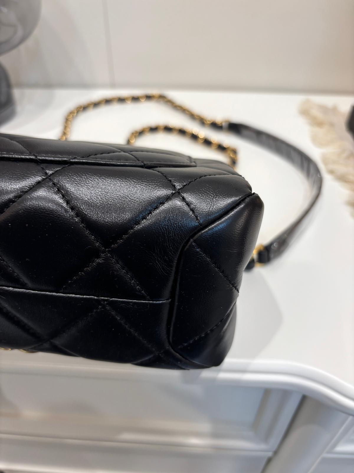Chanel FLAP BAG AS3366 晶片 100%Authentic, 98%new  ✅晶片✅dust bag✅box 