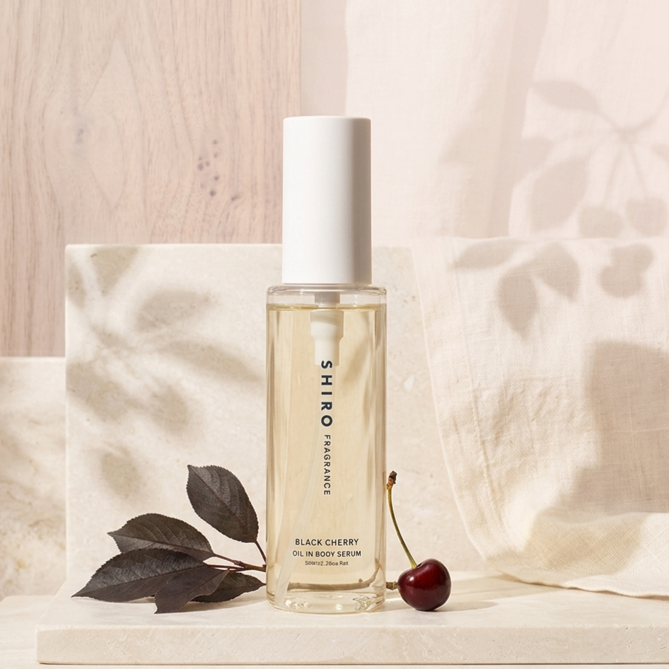 【限量發售】【✨️日本🇯🇵 SHIRO Black Cherry Oil in Body Serum 黑櫻桃身體精華油✨️】80ml
