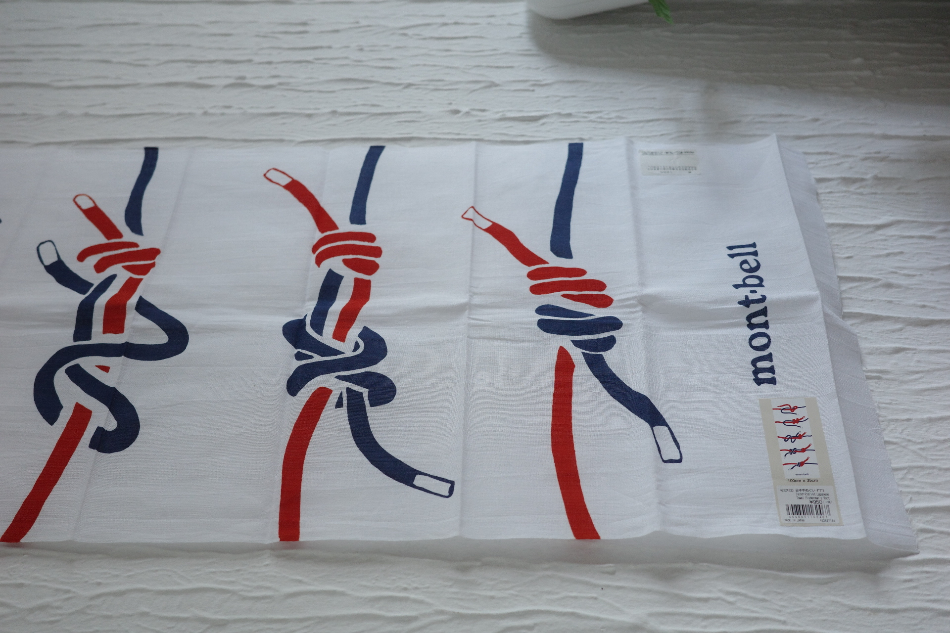 日本製 Montbell 掛布 Fisherman's Knot