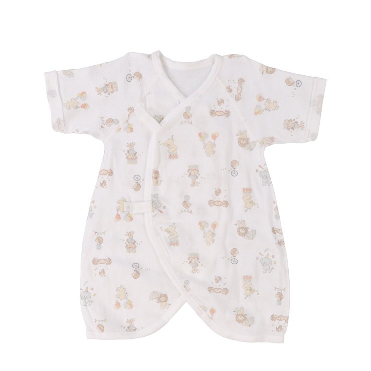 🇯🇵限量預訂 日本直送🇯🇵Cottoli日本製馬戲團動物玩具印花新生兒純棉打底五件套