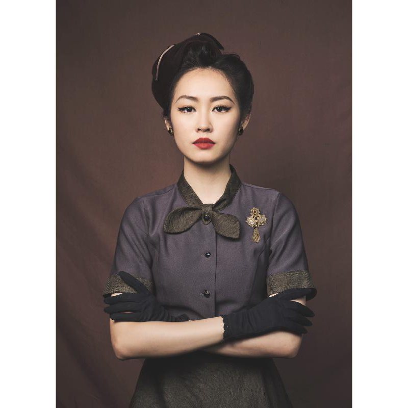 SOLD OUT 1940s-Inspired War Time Romance Twin Set (FM063)