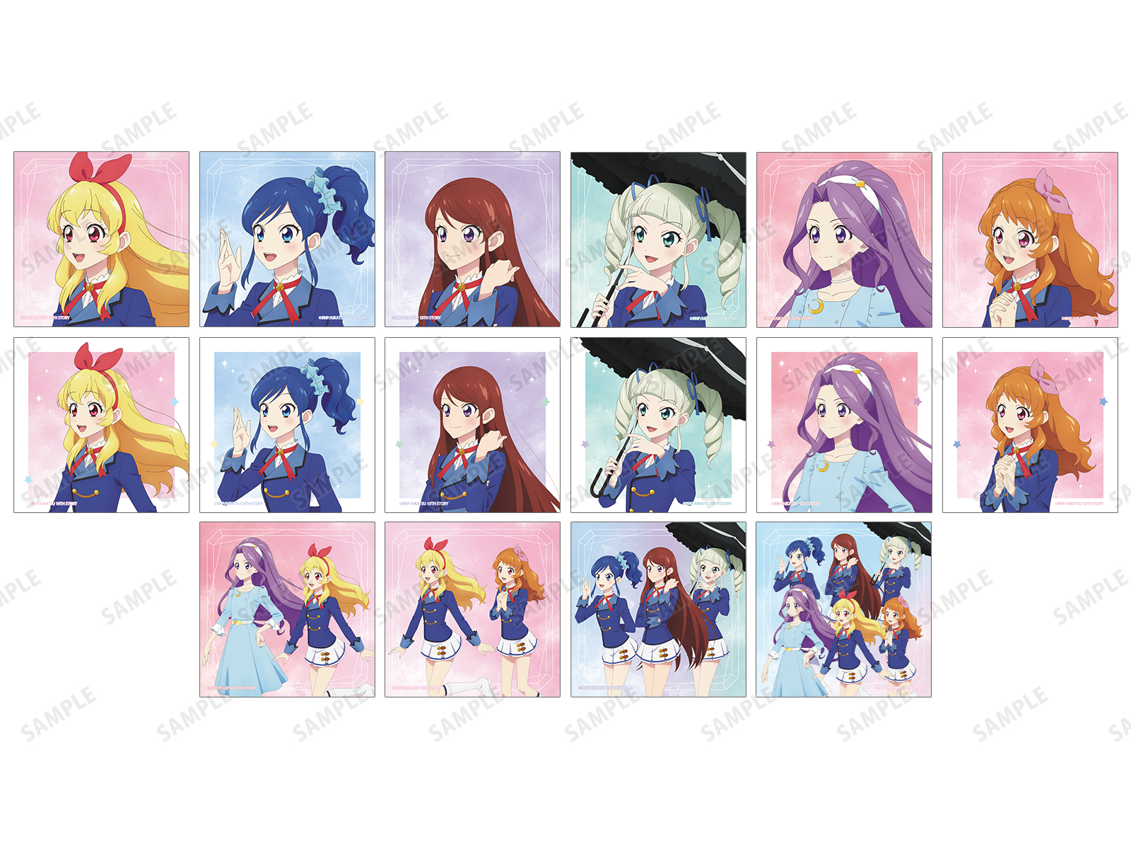 星夢學園 Aikatsu! 10th STORY Ayumi ver. 盲抽正方形相卡 #P-AKG0324 (PRE-ORDER) [2026/06]