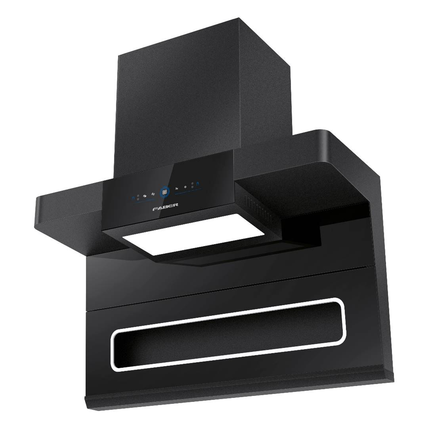 Faber 1600m/h Megaflex Built-In Hood (MEGAFLEX 90BK)