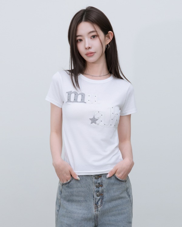 Muah Muah Dot Atar Patch Tee