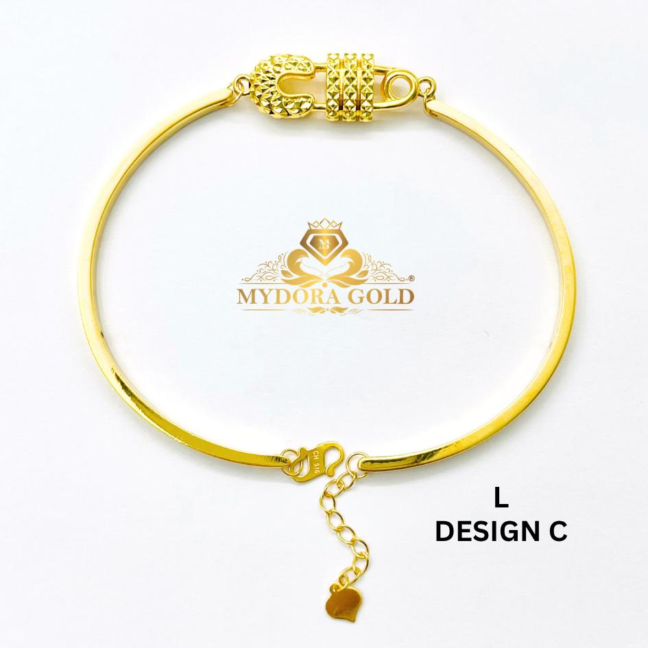MYDORA Gelang Fashion Safety Pin Series l EMAS 916/22K