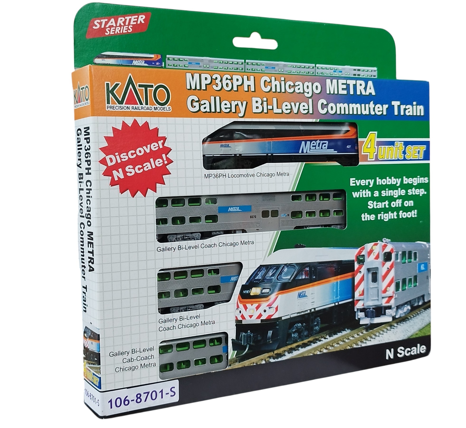 Kato MP36PH Bi-Level Commuter cars (機車+客車) DCC 數碼音效套