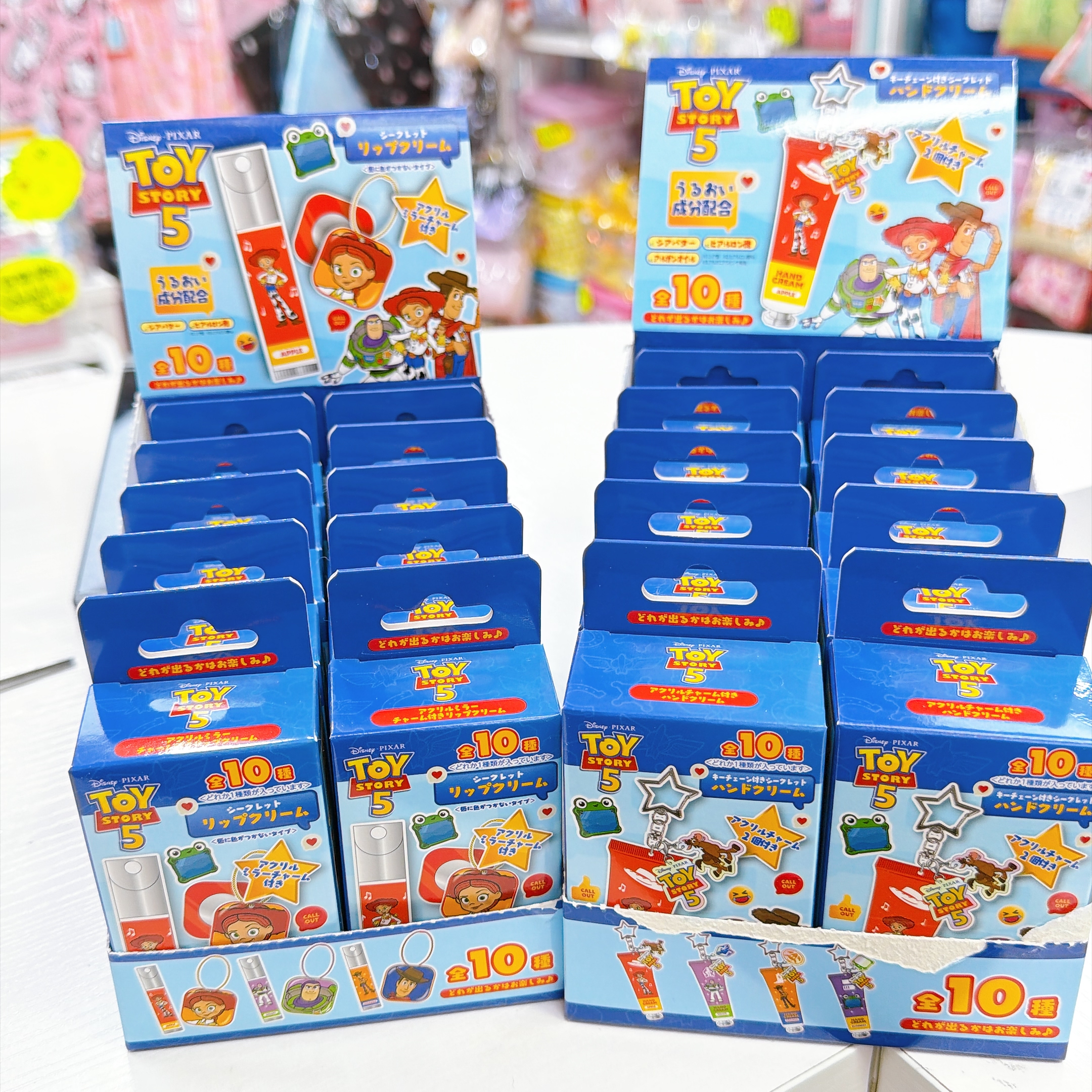 日本直送日本版 Toy Story 5 唇膏/ hand cream 盲盒（隨機抽出