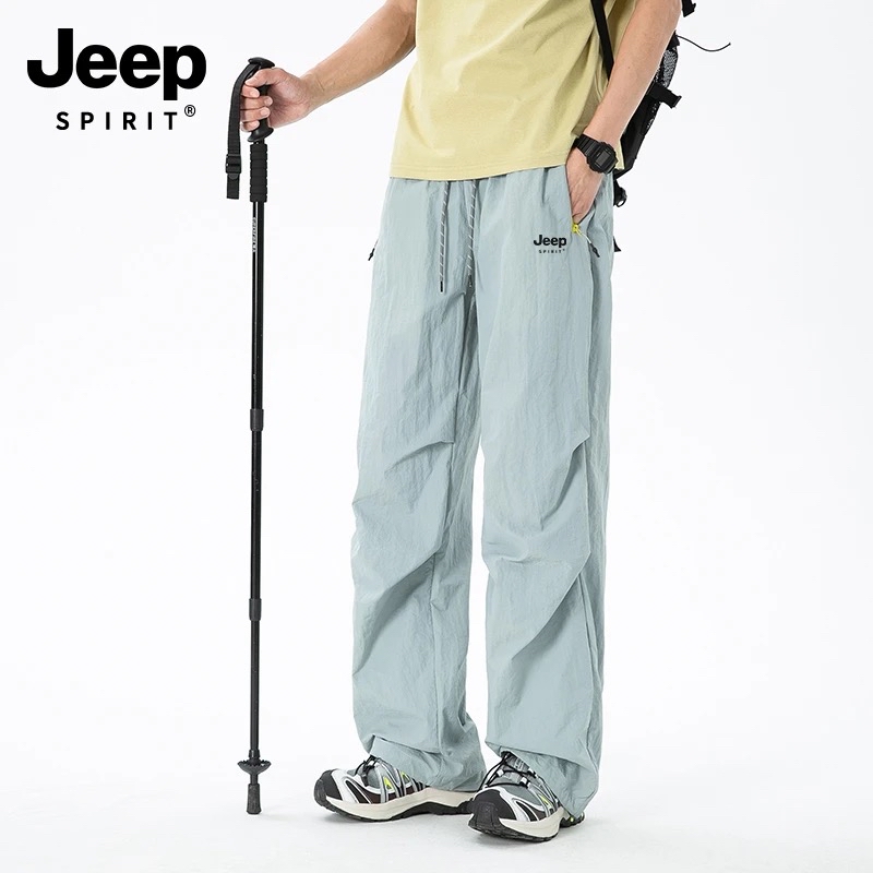 山系男女同款7色輕薄防水防風工裝褲 