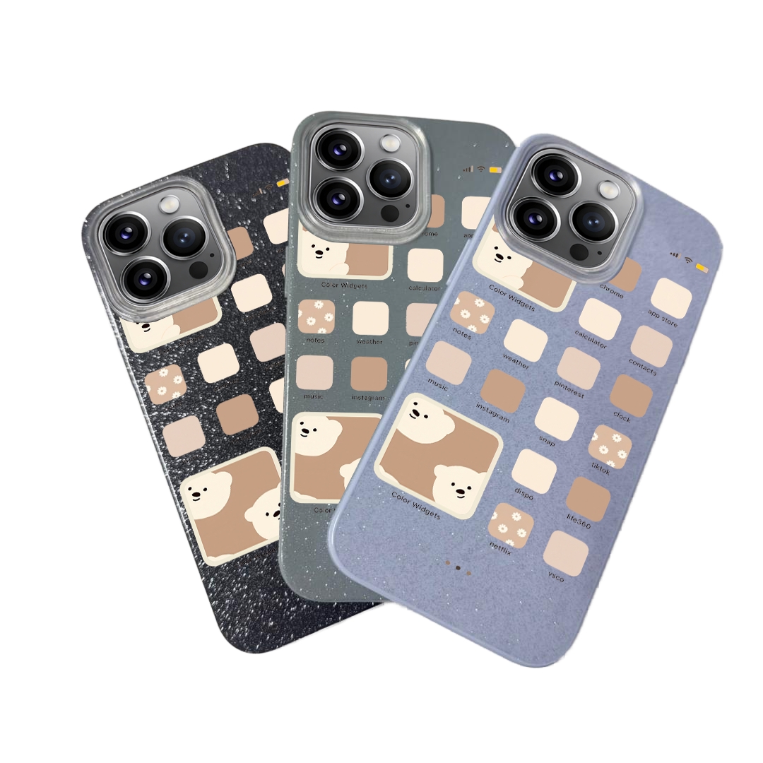 BLING CASE PHONE FOR IPHONE - DESIGN BEAR E