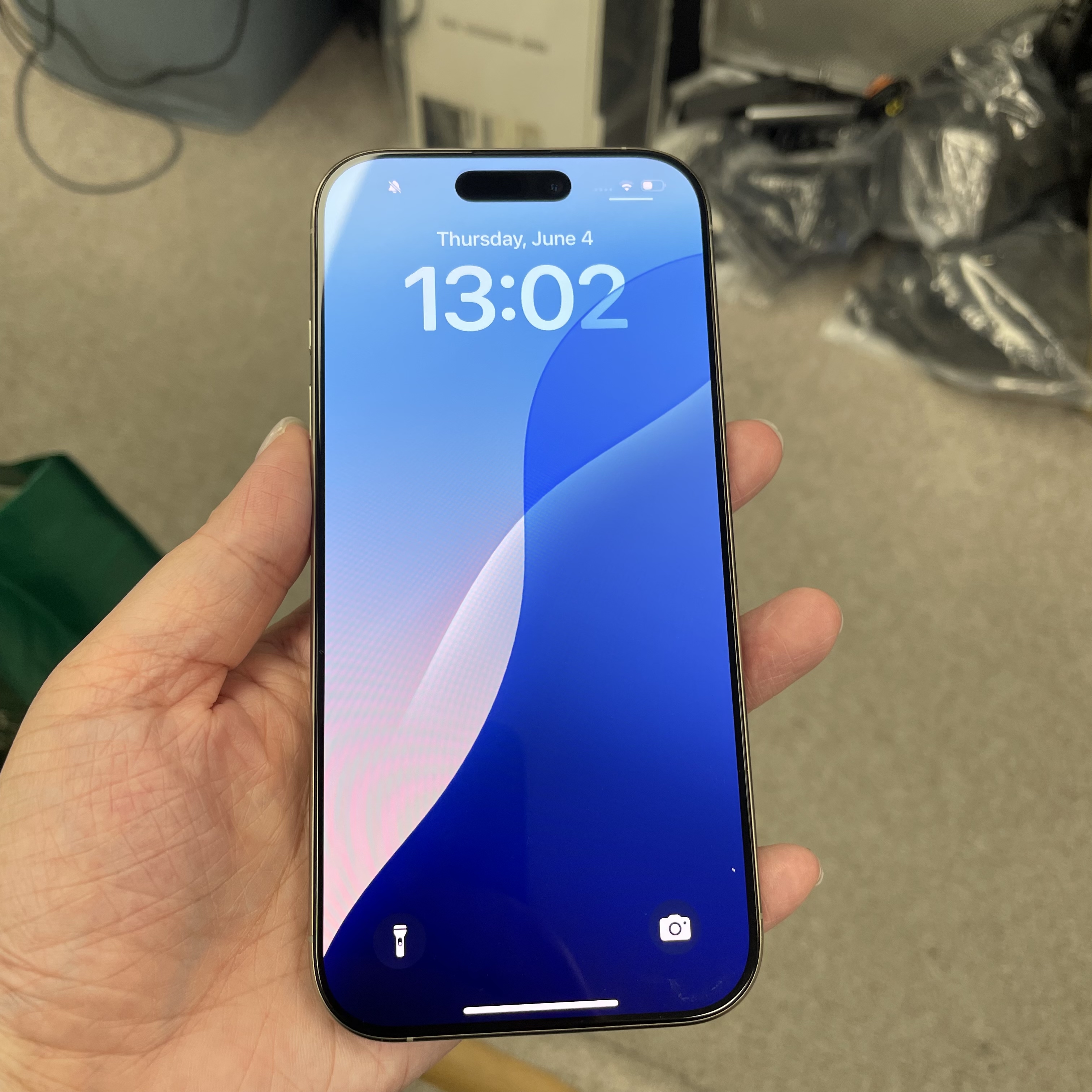 *6676 16 Pro 完美機 256GB 電100 原色 gray