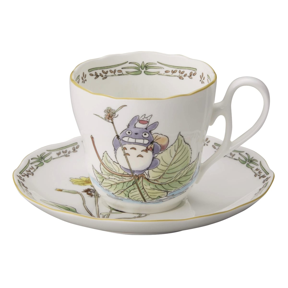 龍貓 茶杯（拿花）