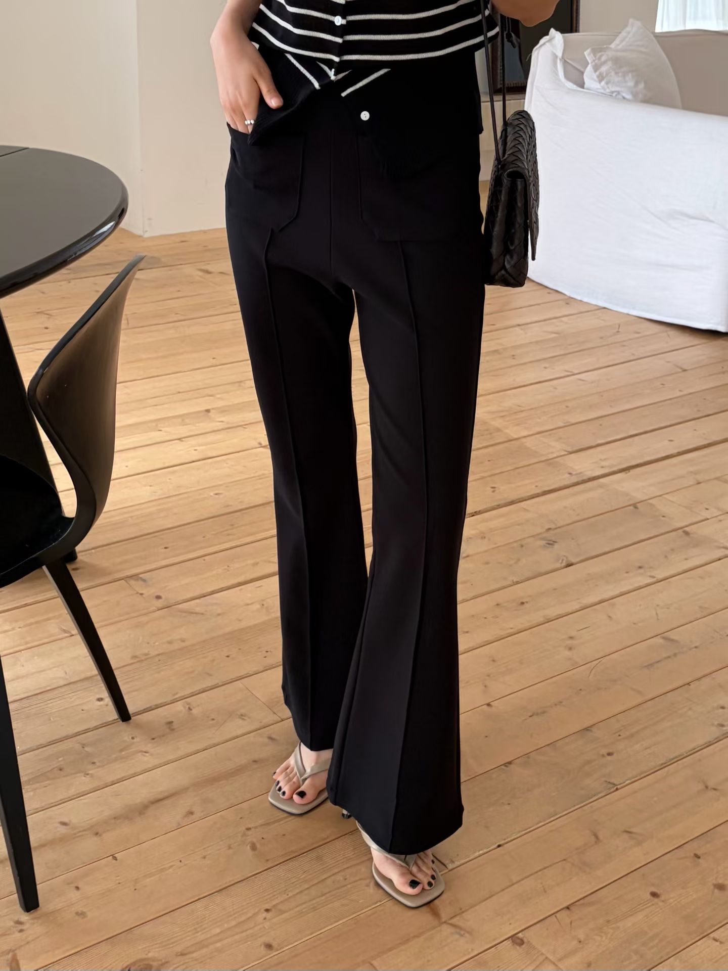 ♥︎2Pockets Flared Pants神褲