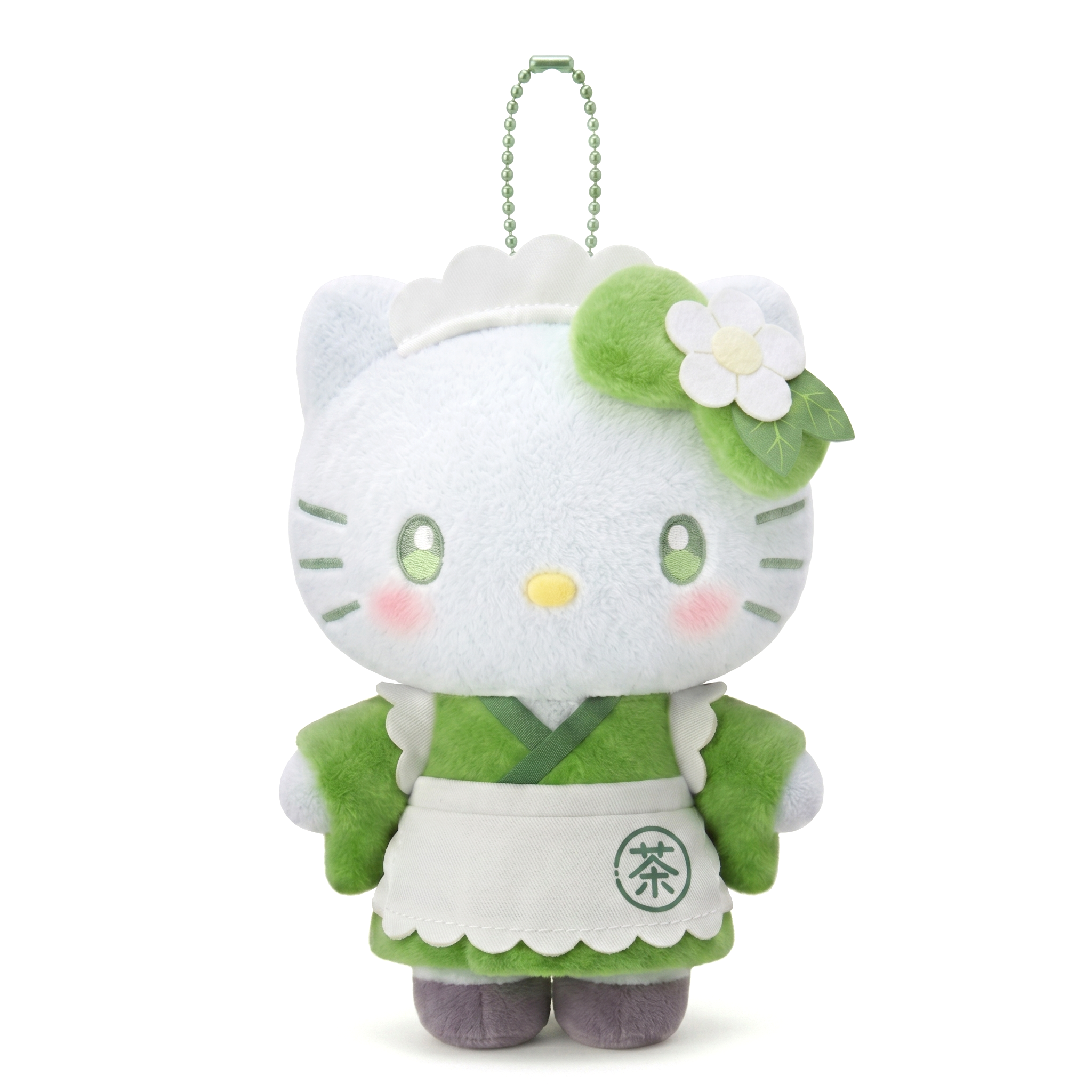 Sanrio - 抹茶咖啡店系列公仔掛飾 (Hello Kitty款)