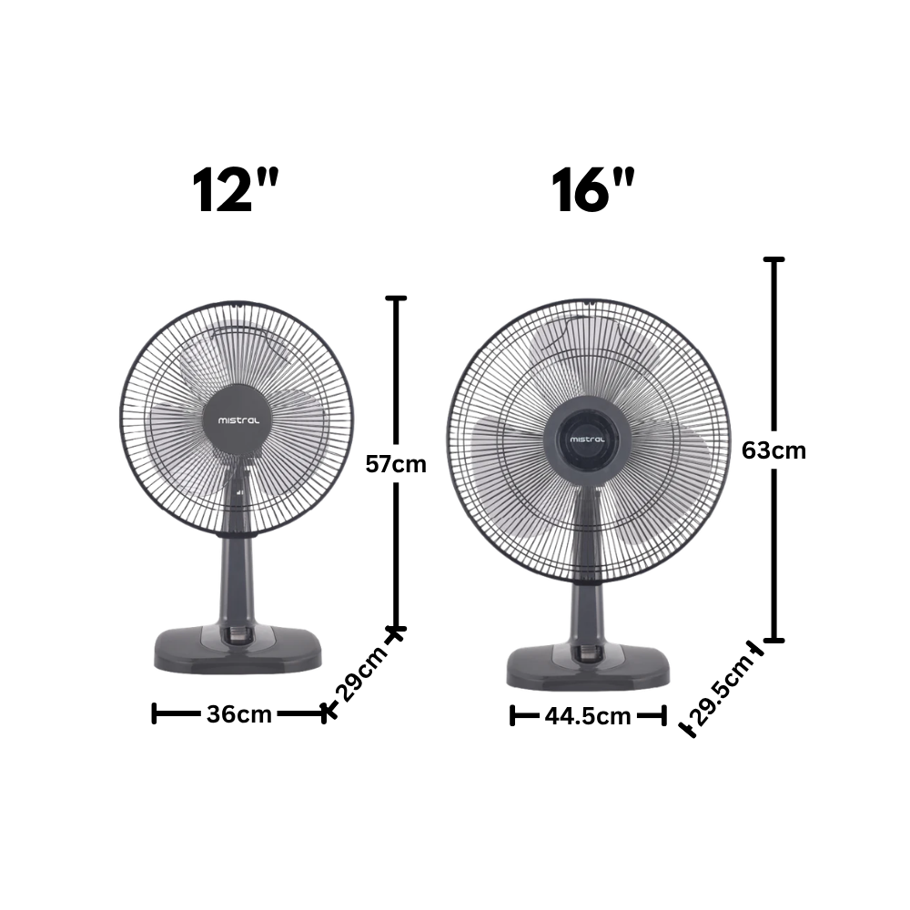 Mistral DC Table Fan MTF1233D