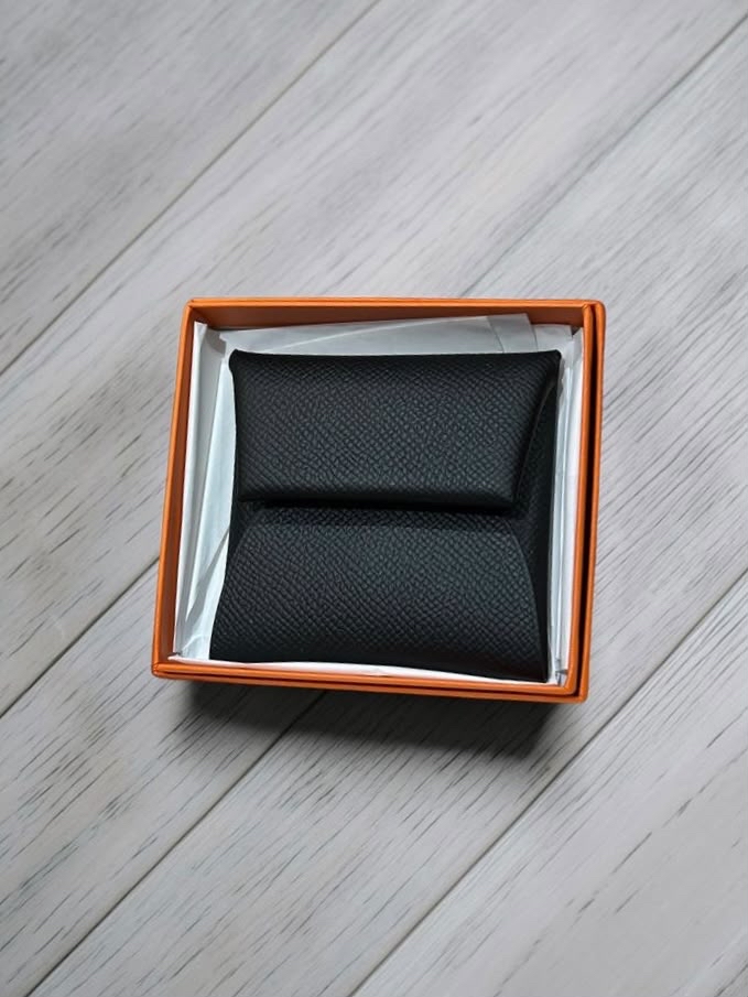 全新 Hermes Bastia change purse Epsom 黑色 100%Authentic,100%new全新貨品✅box