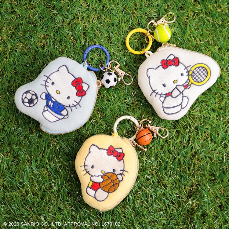 日本預訂📍日本Hello Kitty x Accommode可愛系列 - 運動圖案連扣袋仔 25/6日本開售