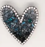 Heart Shape Brooch Pin 