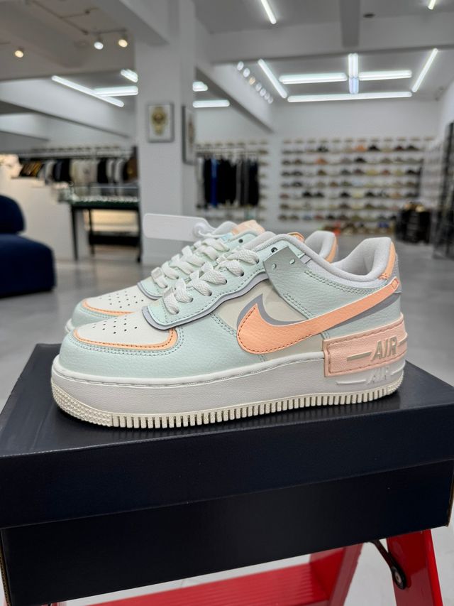 値下げ‼️ナイキ スニーカーNIKE Air Force 1 CU8591-104 Nike Air Force 1 Shadow Blue CU8591-104 Women's Size 7.5
