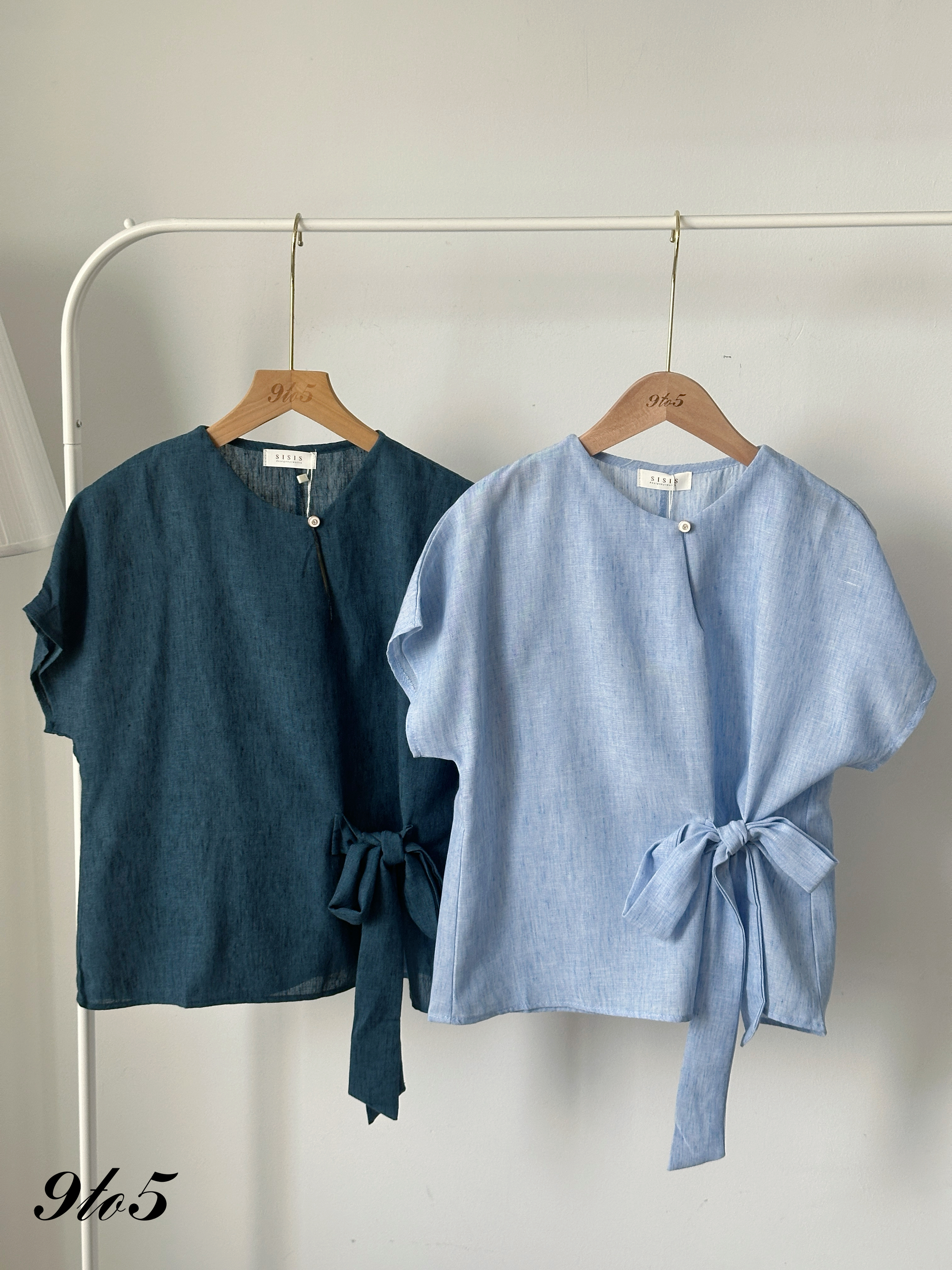 T4211 Tie Waist Top - 4 Colors