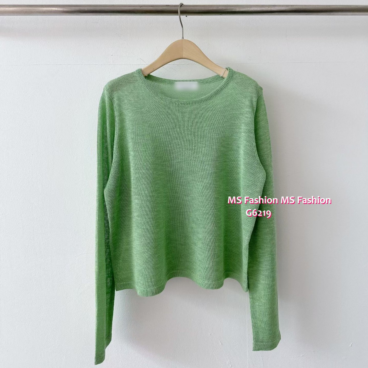 G6219 韓國🇰🇷淨色針織線料top