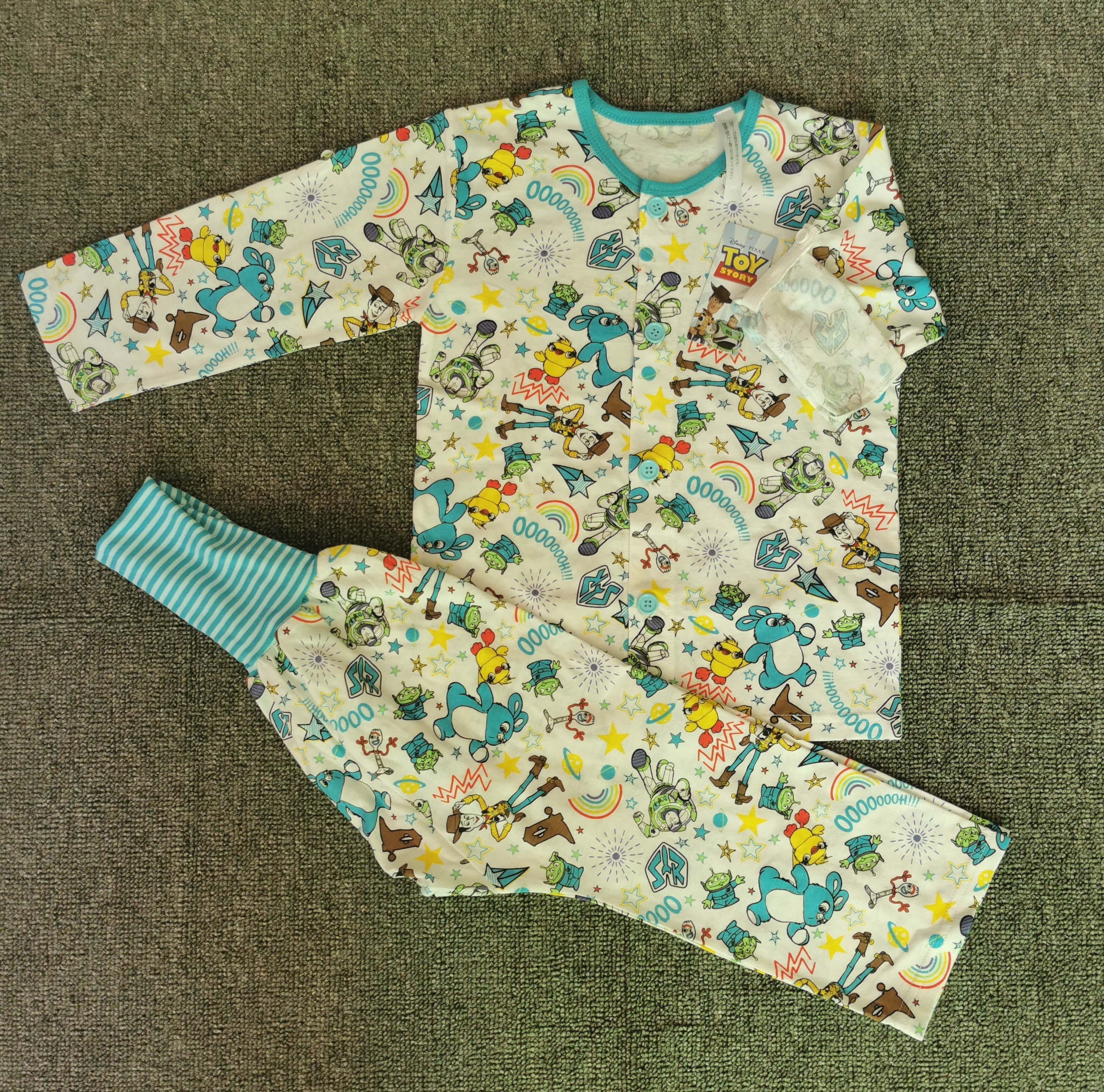 日本 Disney兒童長袖睡衣套裝 - 1套  現貨