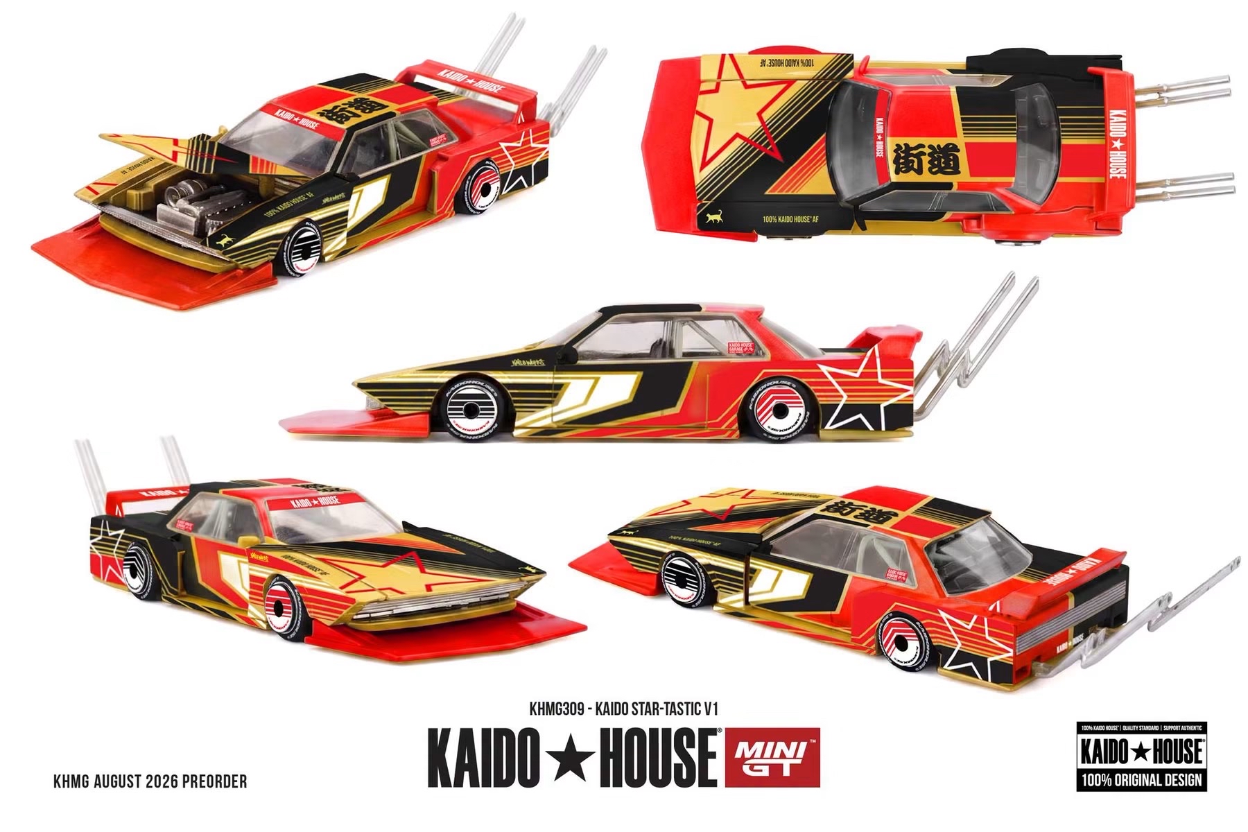 （預訂 Pre Order) KAIDO HOUSE x MINI GT ( KHMG309 ) KAIDO STAR-TASTIC V1