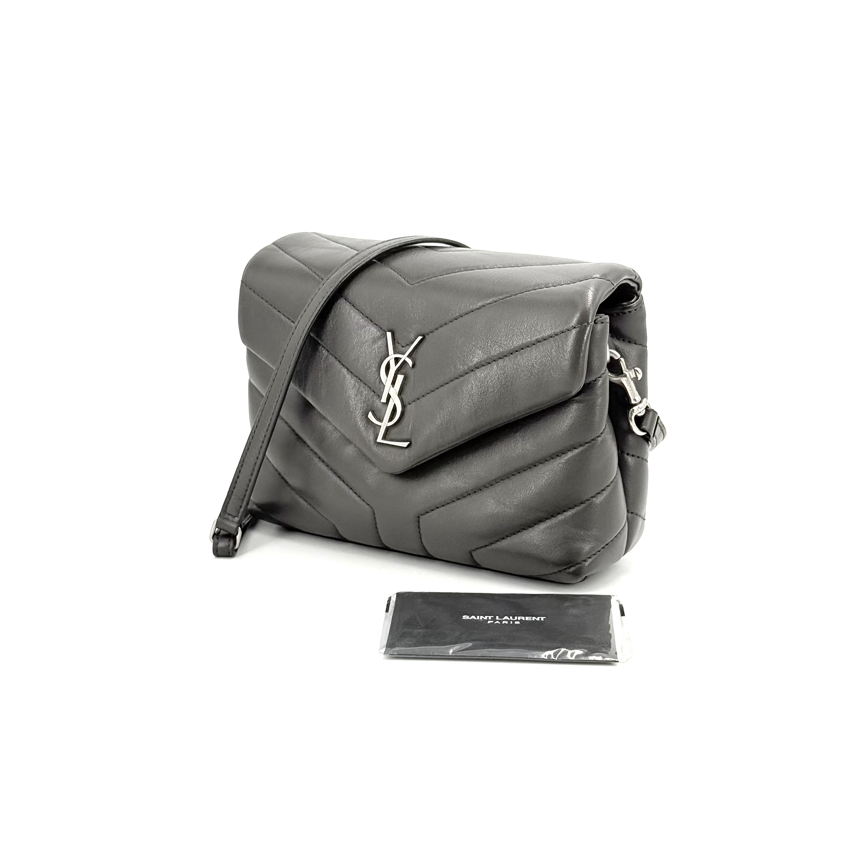 【預訂貨品】YSL 灰色豆腐包