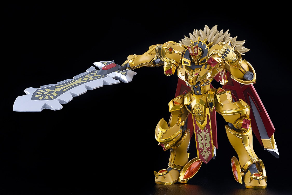 (預訂訂金 $200) (總價 $560) GSC MODEROID 騎士 & 魔法 戈德力歐 ROYAL METALLIC Ver. 模型 (行版) Goldleo