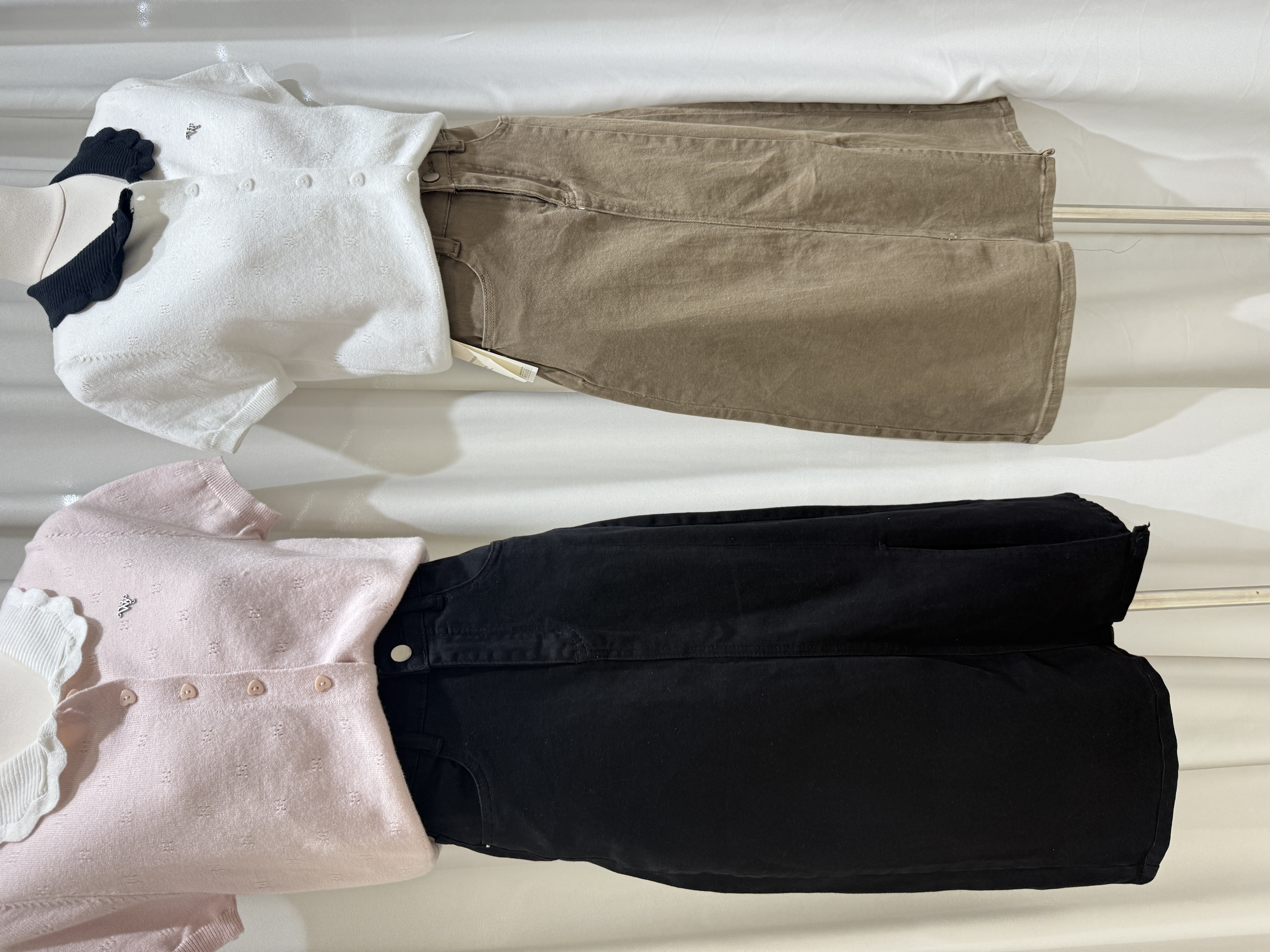 6226 韩版高腰开叉半身裙