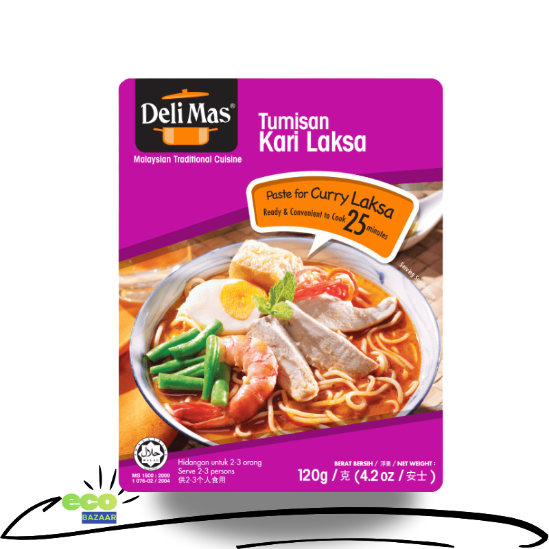 Deli Mas - 馬來西亞咖喱喇沙醬包 120克