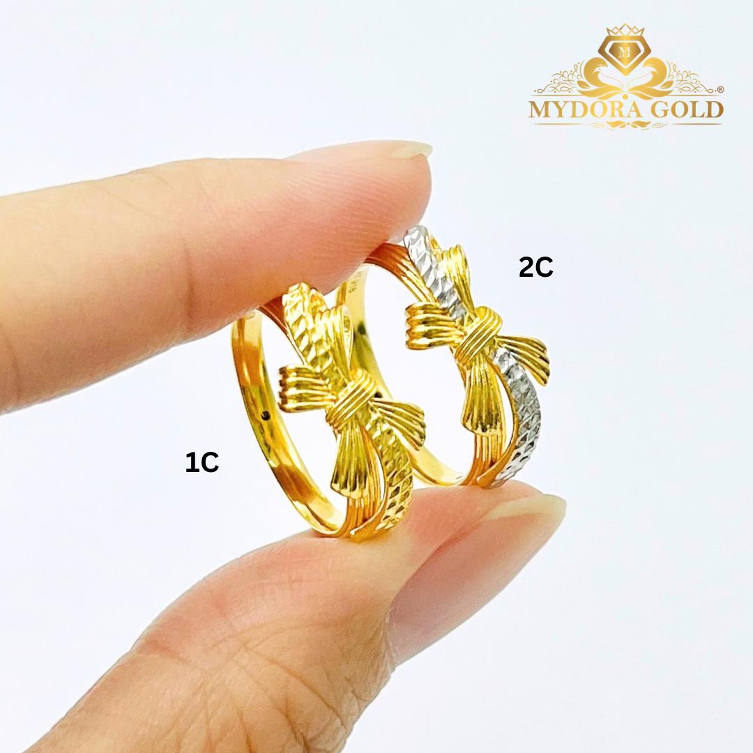 MYDORA Cincin Stylish Ribbon (5G) l EMAS 916/22K