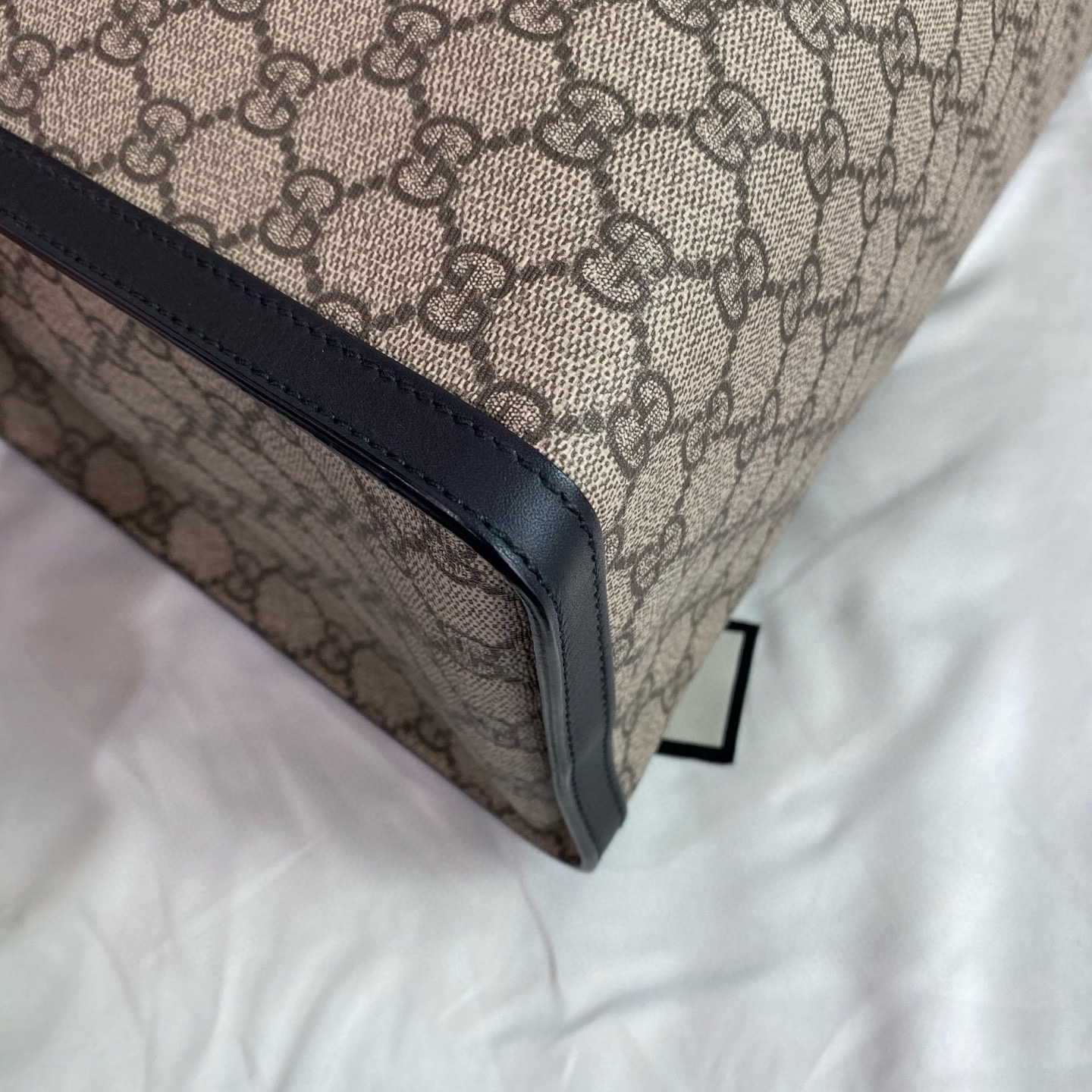 【預訂貨品】GUCCI老花黑邊tote bag