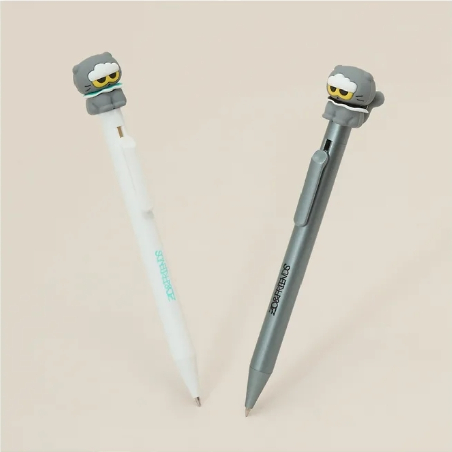 Zo&Friends ｜Lucky Shop Pen Set (薄荷綠色＆黑色 各1支)