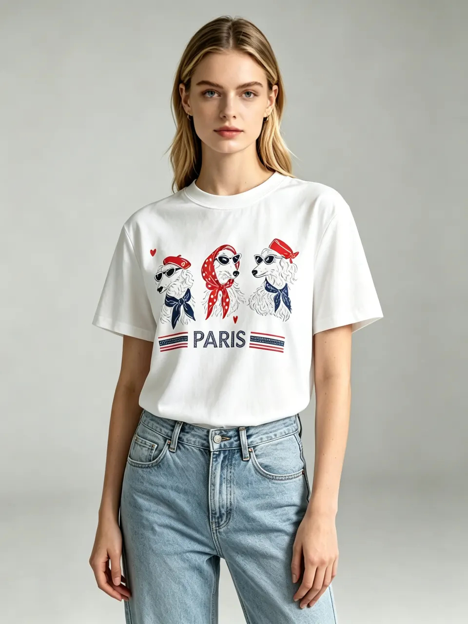 [訂購］ M027 Three Poodles Tee