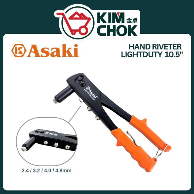 ASAKI Hand Riveter Lightduty 10.5