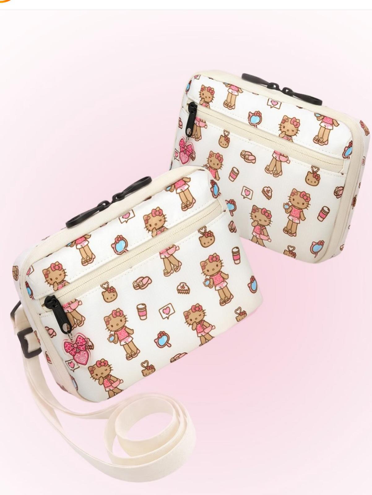 韓國🇰🇷 Branden X Hello Kitty Safe Plus 防盜旅行 銀包 斜揹袋