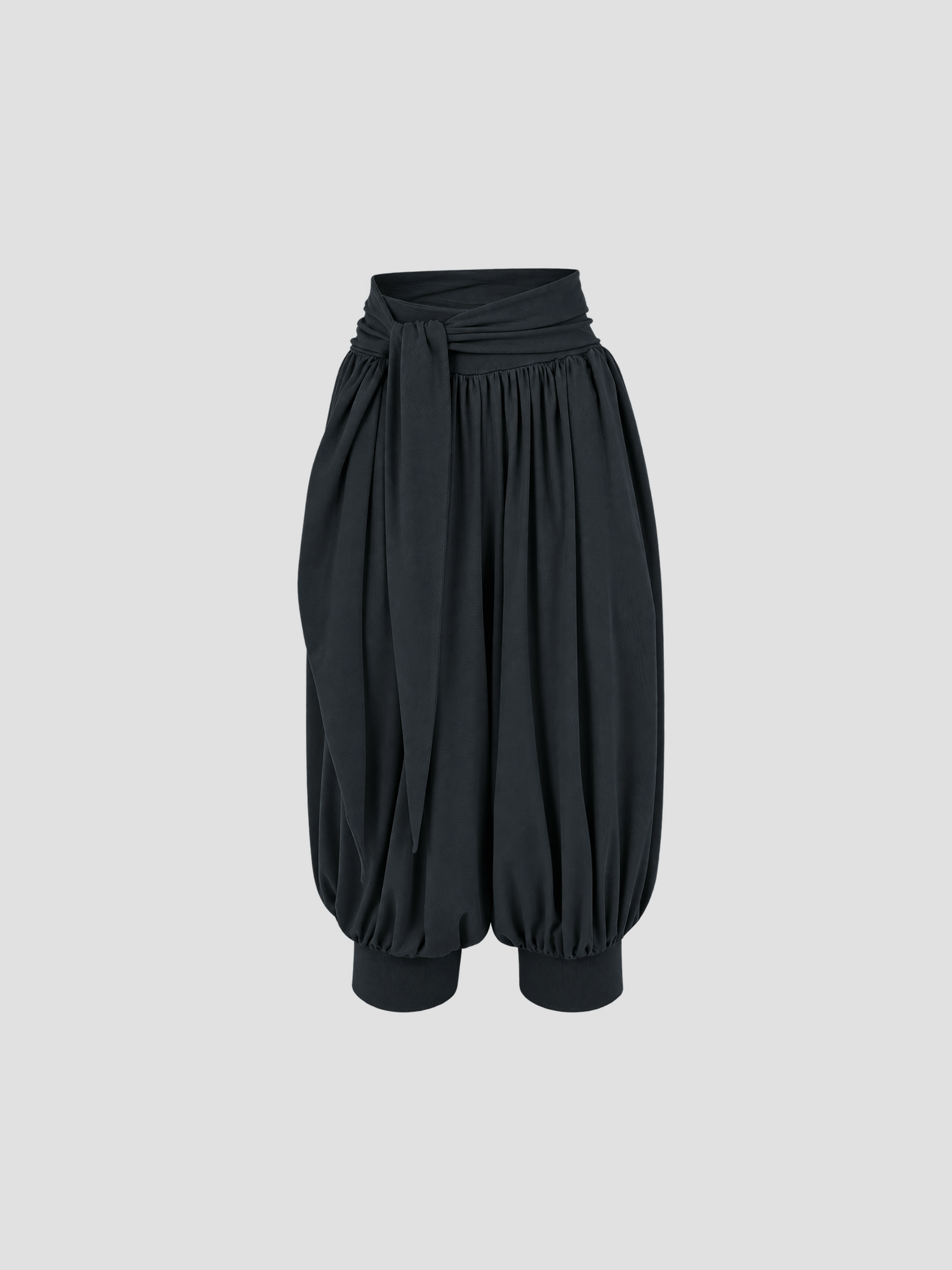 【燈籠七分褲】預購_Satva Tie Harem Pants by Conch