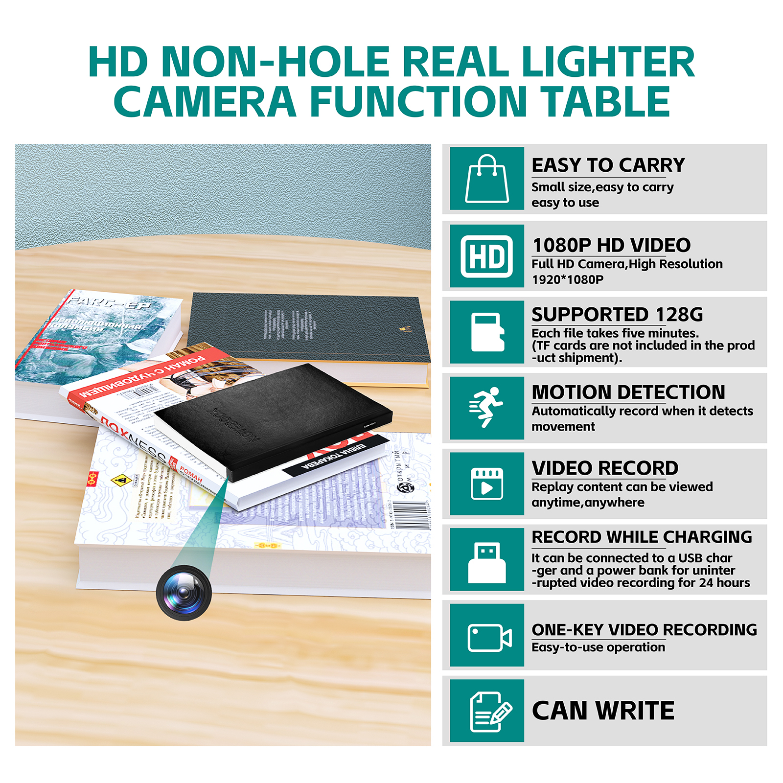 記事本造型針孔攝影機